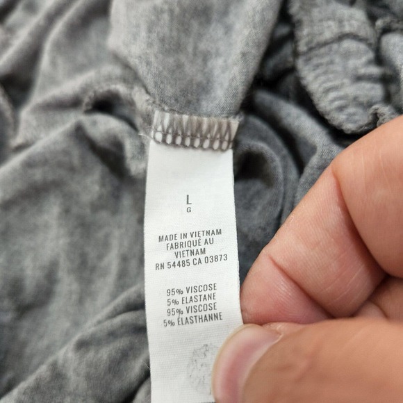 Aerie Jumpsuit Gray Drawstring Pockets Jogger Soft Loungewear Women's Size Large - Picture 4 of 12